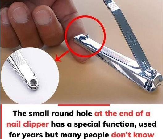 The ‘small round hole’ on the nail clipper has a unique and important function