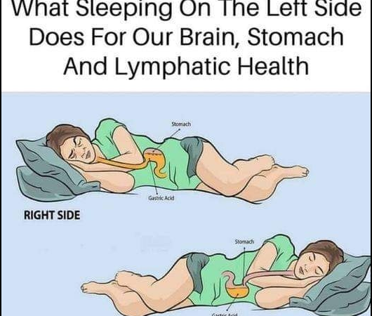 The Benefits of Sleeping on the Left Side for Brain, Stomach, and Glympathic Health